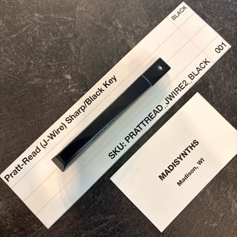 ORIGINAL Pratt Read Replacement SHARP/BLACK Key (J-Wire Keybeds) for ARP 2500/2600, Moog Minimoog, Oberheim OBX/OBXa/OB8, Sequential Prophet-5/10, PPG Wave 2.2, EML 500, and more
