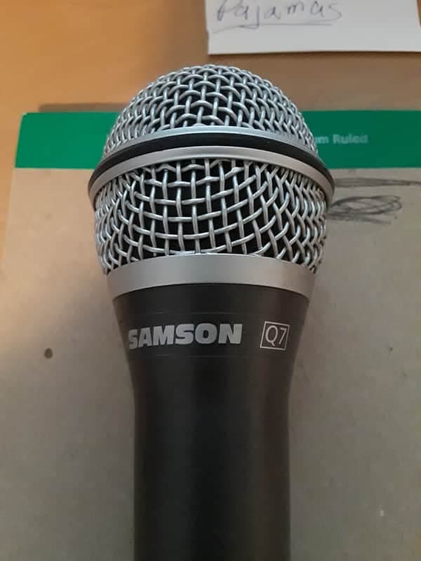 SAMSON MICROPHONE BY SAM ASH . MODEL Q7. WORKS GREAT!