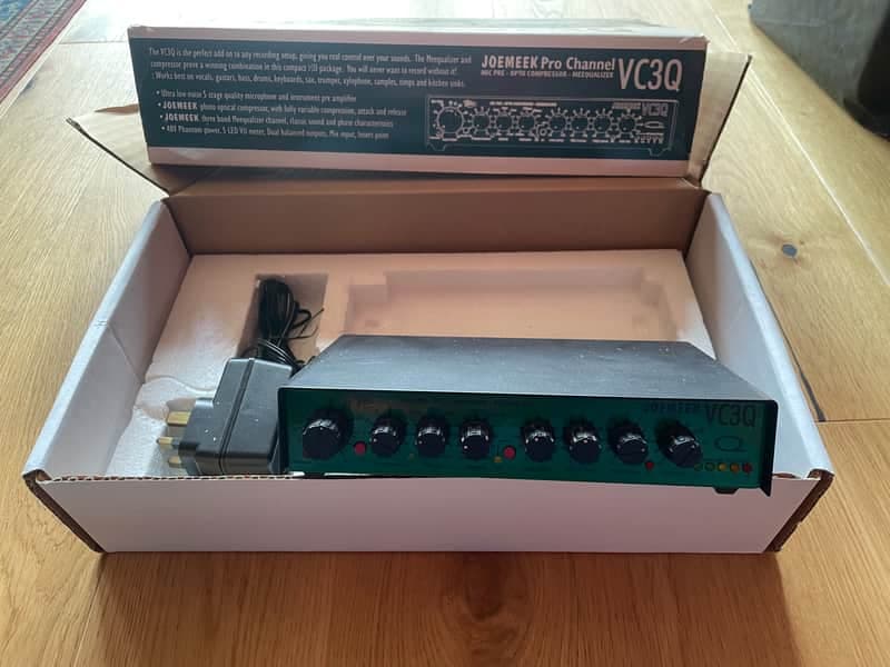 Joemeek VC3Q Pro Channel Mic Pre / Compressor / EQ 1990s - Green