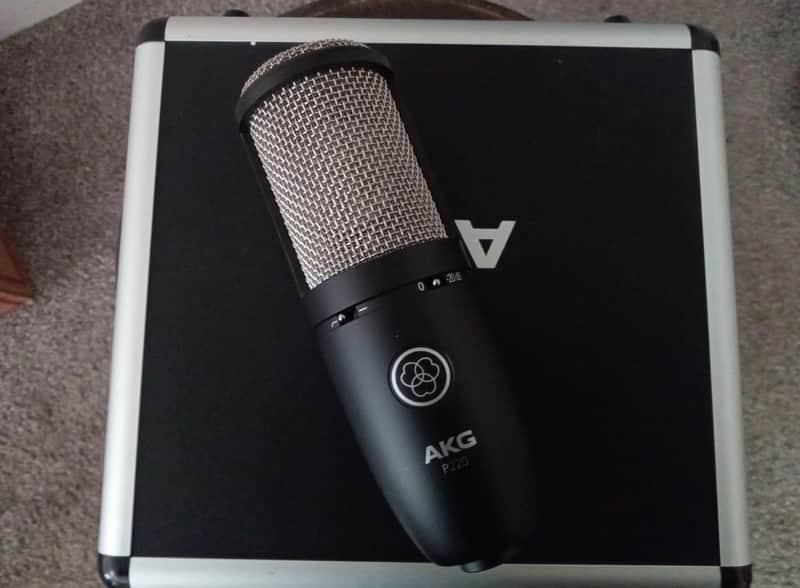 AKG P220 Large Diaphragm Cardioid Condenser Microphone 2010s - Black