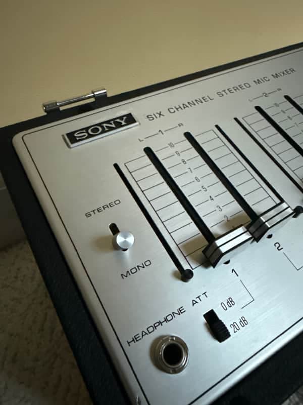 Vintage analog mixer Sony MX-12 1970s