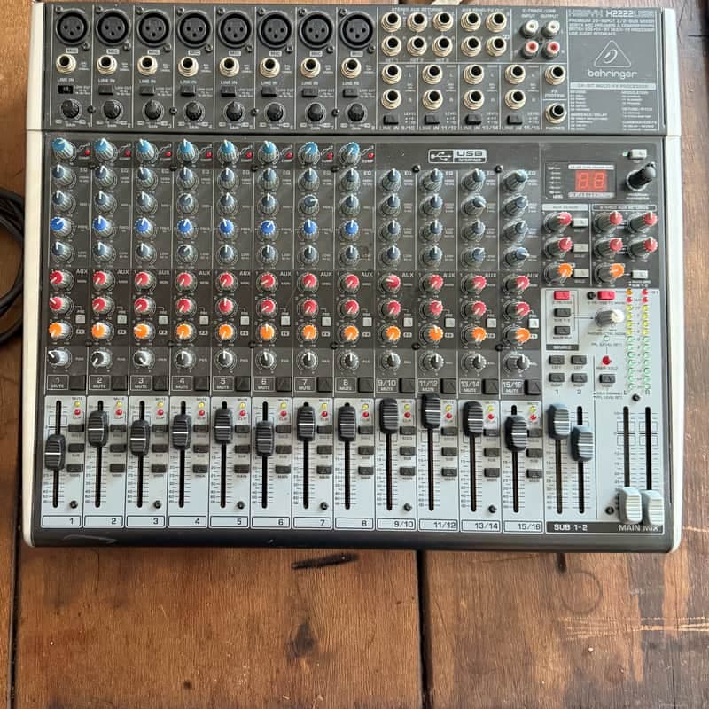 Behringer Xenyx X2222USB 22-Input Mixer with USB Interface 2010 - Present - Standard