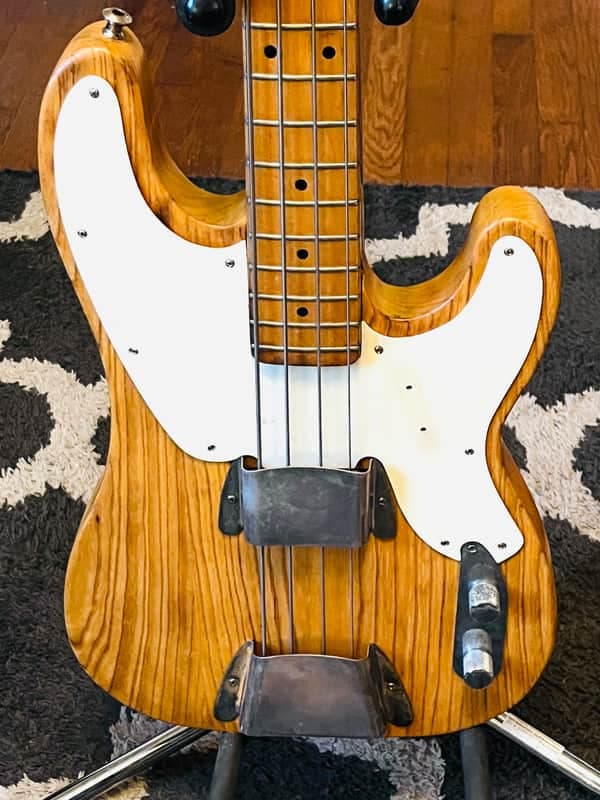 Mostly Original 1968 Fender Telecaster Precision Bass Original, Stunning Grained Ash Body w/Fender Tweed Deluxe HSC!