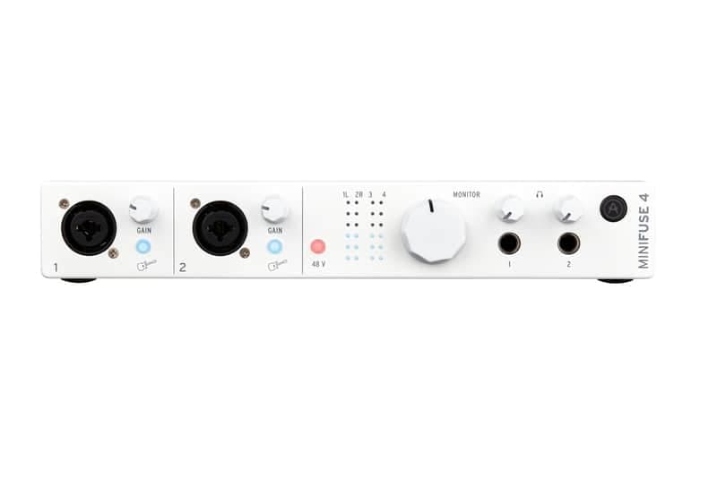 Arturia MiniFuse 4 USB-C Audio Interface - Compact, Stylish, and Powerful in White