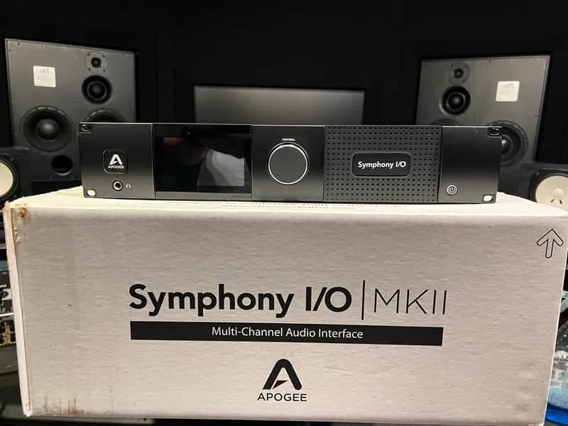 Apogee Symphony I/O MKII 24x24 DANTE Pro Tools HD / HDX Audio Interface 2016 - 2021 - Black