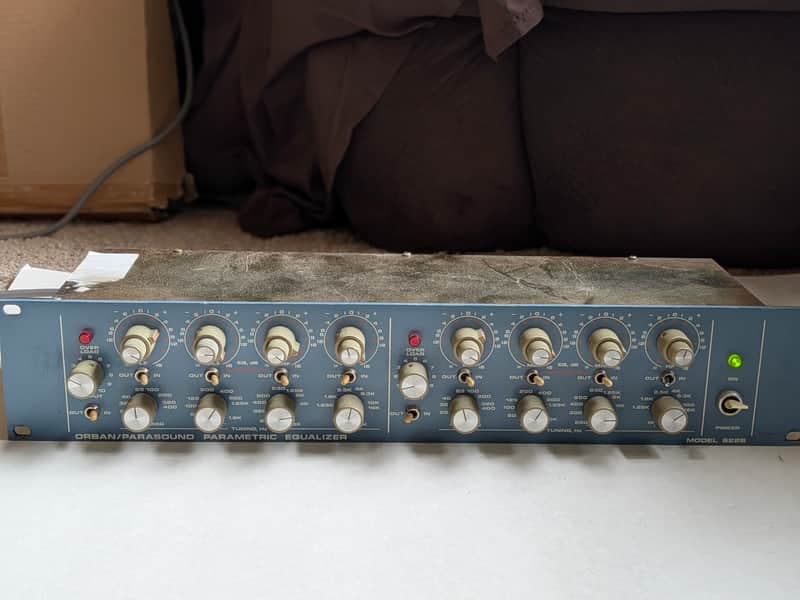 Orban 622B Dual-Channel 4-Band Parametric Equalizer 1990s - Blue
