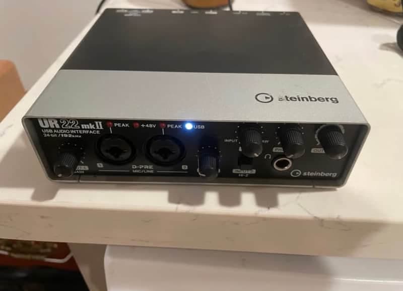 Steinberg UR22mkII USB 2.0 Audio Interface 2010s - Silver/Black