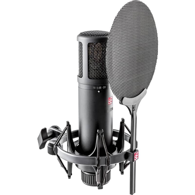 sE Electronics SE2200 Large Diaphragm Condenser Mic w/ Shockmount and Filter