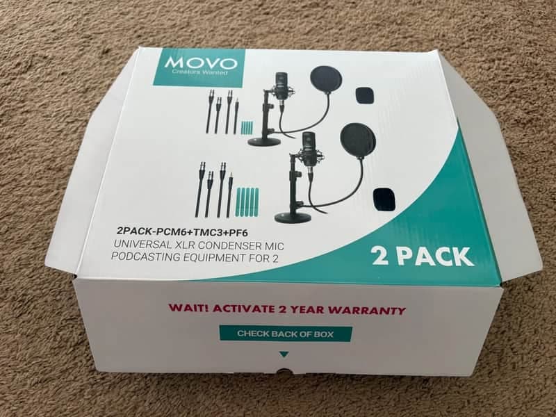 Movo condenser mic kit