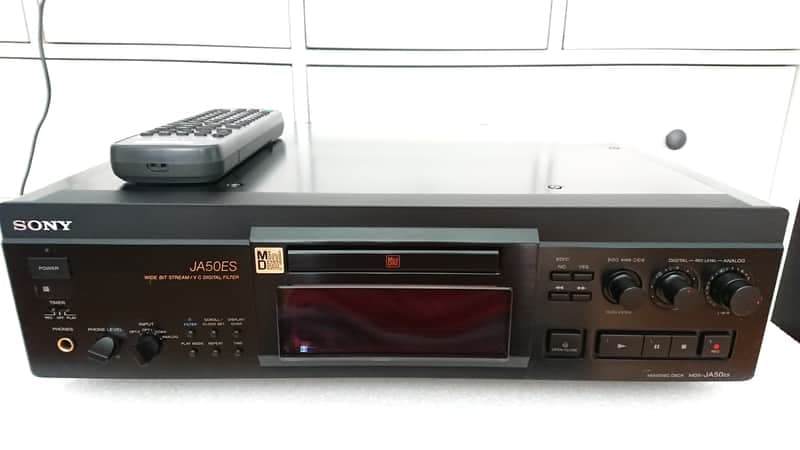 Sony Minidisc Deck MDS-JA50ES 1999 - Black