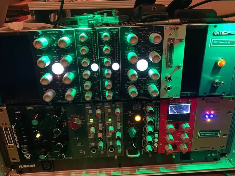 Fredenstein Bento 10S 10-Slot Powered 500 Series Rack 2010s - Gold