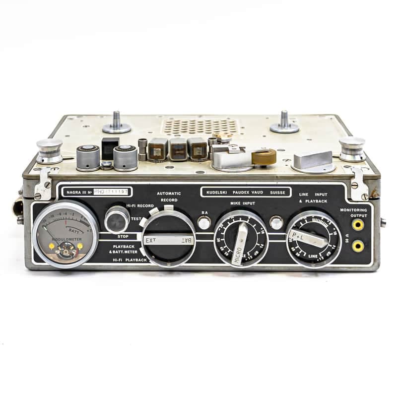 Late 50’s Kudelski Nagra III Reel-to-Reel Tape Field Recorder - Broadcast-Grade Swiss Design