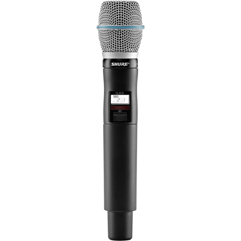 Shure QLXD2/B87A Wireless Handheld Transmitter - G50 Band - Mint, Open Box