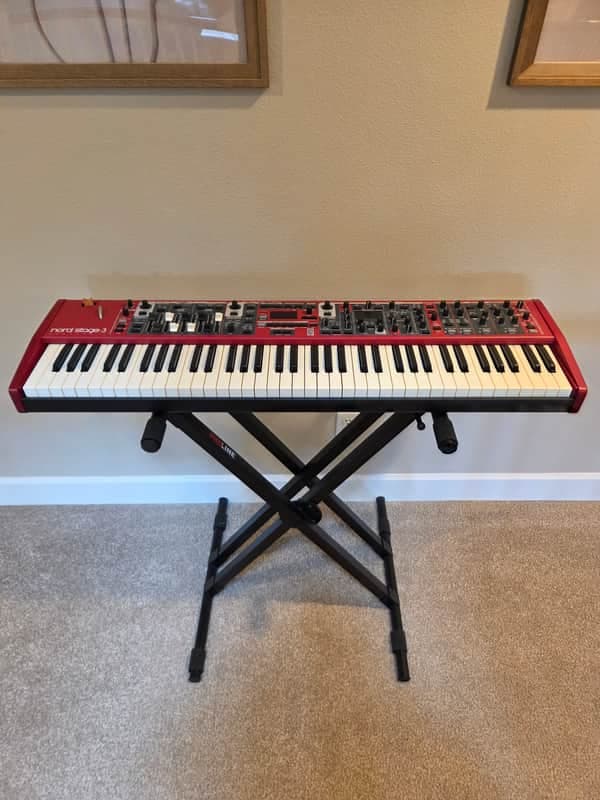 Nord Stage 3 SW73 Compact 73-Key Semi-Weighted Digital Piano 2017 - Present - Red