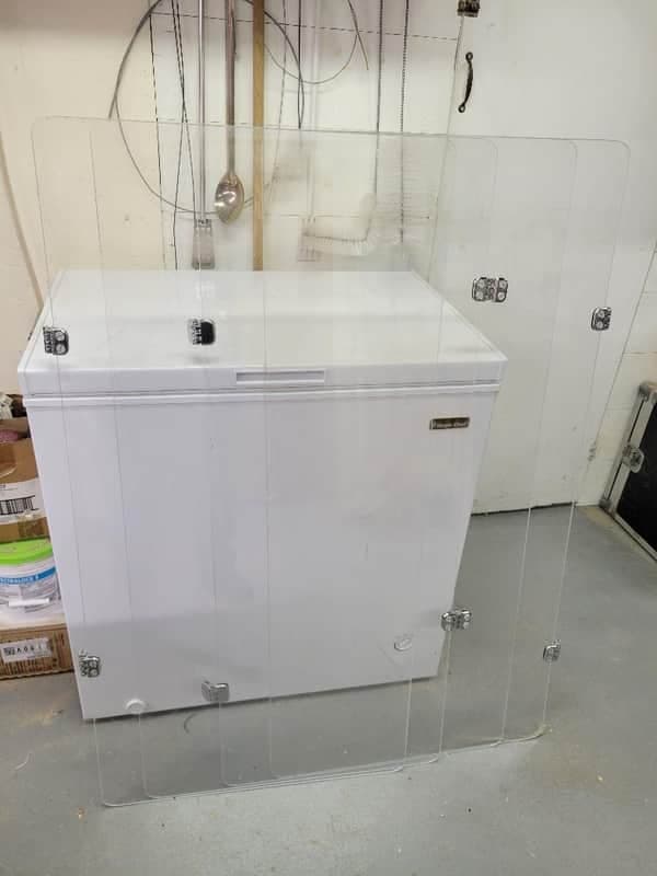 Clearsonic A2448X4 Acrylic Drum Shield CSP (not Clearsonic) 2019 - Clear