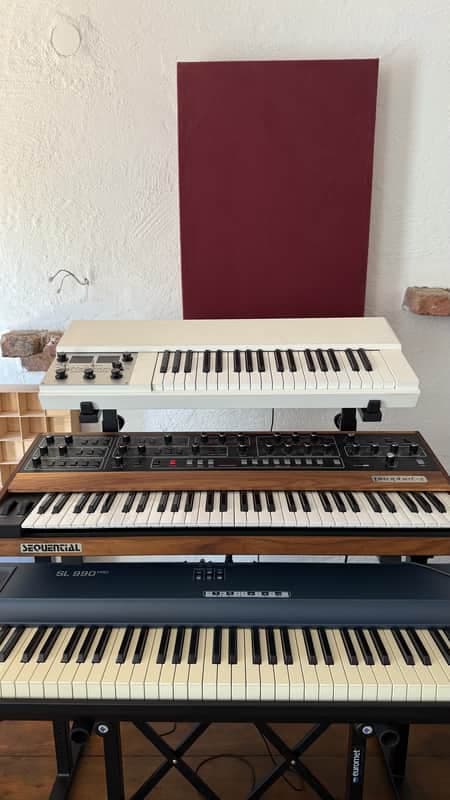 Sequential Prophet-5 61-Key 5-Voice Polyphonic Synthesizer 2020 - Present - Black with Wood Sides