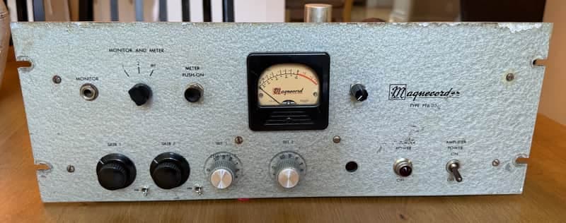 Magnecord PT6-D3 Dual Channel Tube Mic Preamp