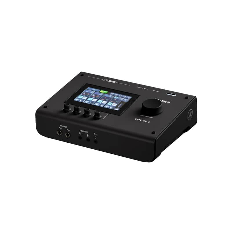 Yamaha 6 in / 4 out dual USB-C Audio Interface, touchscreen, black finish