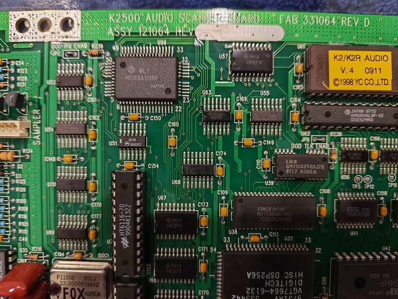 Kurzweil K2500 - Audio scanner board