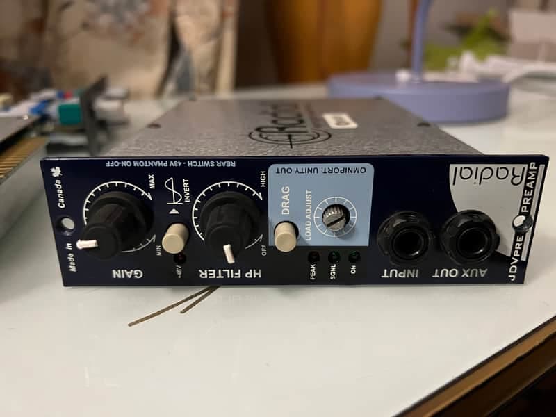 Radial JDV-Pre 500 Series Mic Preamp Module 2010s - Blue