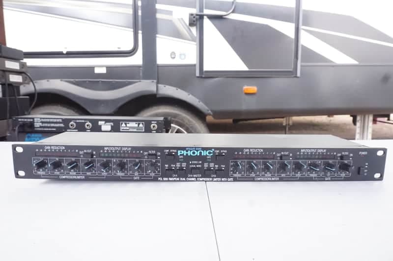 Phonic PCL 3200 Dual Channel Compressor - Black