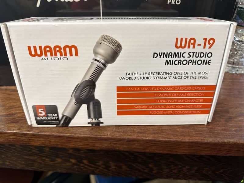 Warm Audio WA-19 Multipattern Dynamic Microphone 2024 - Present - Nickel