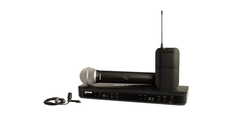 Shure BLX1233/CVL Wireless Combo System w/PG58 Handheld & CVL Lavalier
