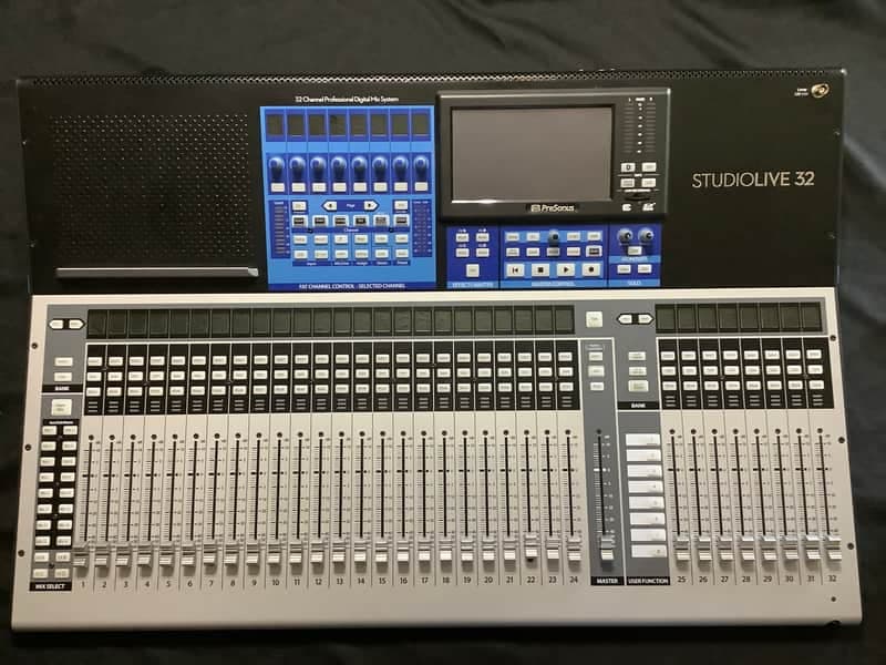 Presonus Studiolive 32 2017 Black Blue Silver