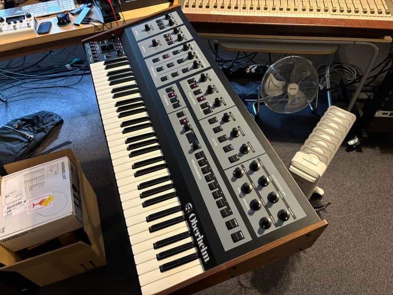 Oberheim OB-X8 61-Key 8-Voice Synthesizer 2022 - Present - Black with Wood Sides