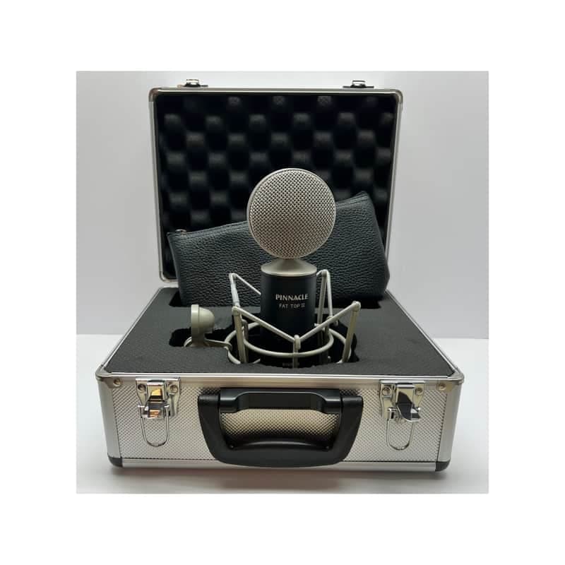 Pinnacle Microphones Fat Top II Active Passive Ribbon Microphone Black