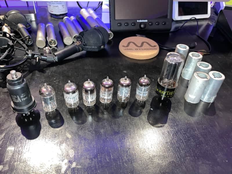 High end studio grade Full Tube Upgrade Set for your Ampex suitcase mic pre (model 600/601/602)! Telefunken, RCA and GE!!