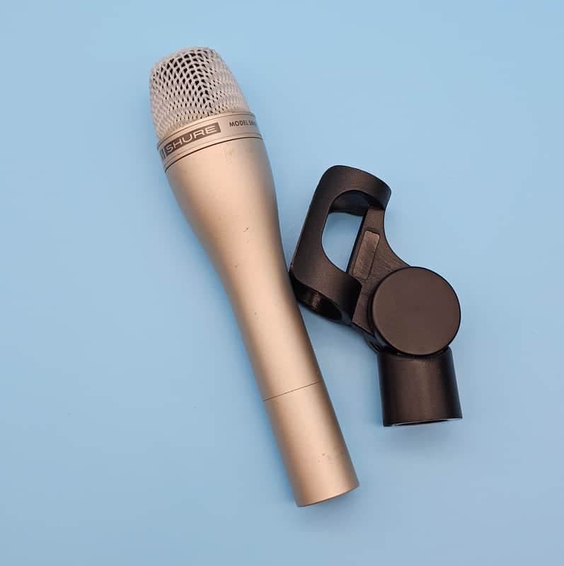 ☆Rare Vintage Early 1980s Shure SM63 *New Foam* Omnidirectional Dynamic Microphone w/ Mic Clip - Electro-Voice 635A Omni Alternative