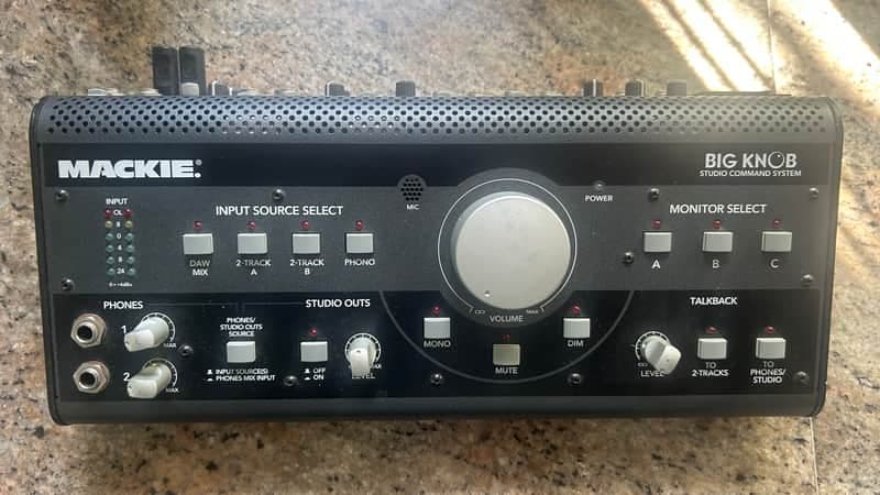 Mackie Big Knob Studio Monitor Controller - Black