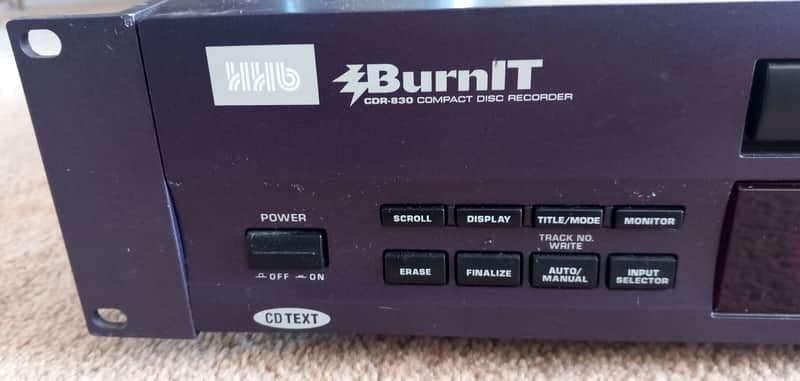 HHB CDR-830 BurnIt CD Recorder/Player CG00EQX