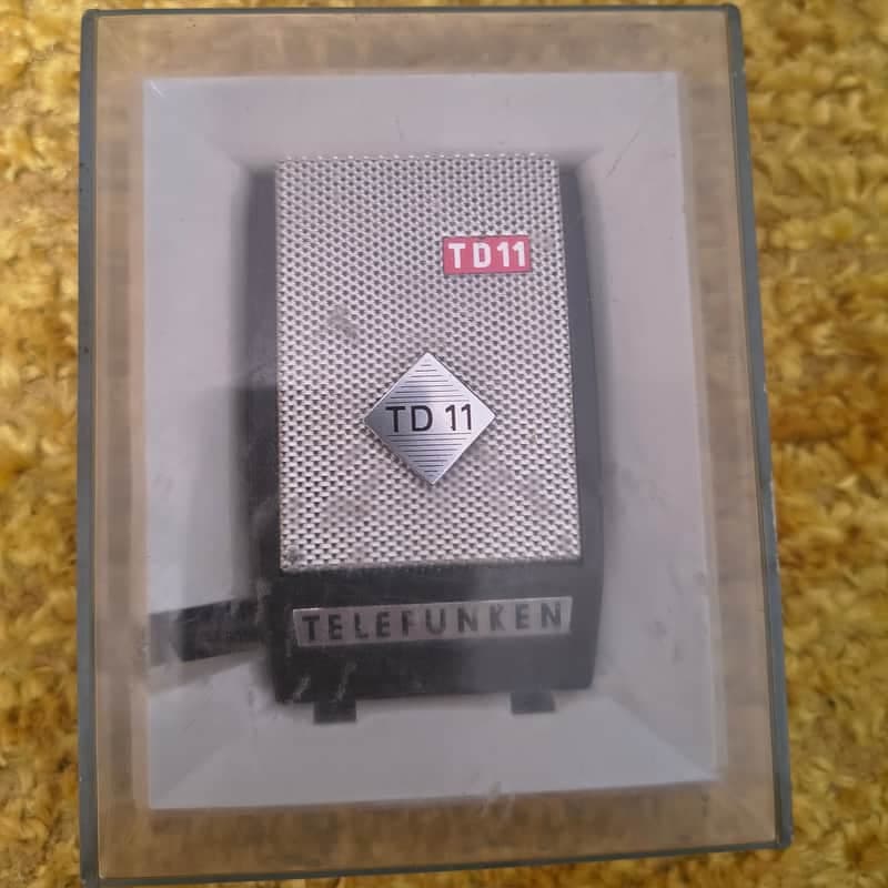 Telefunken TD-11 Rare Vintage Dynamic Cardoid Microphone + Box 1960's