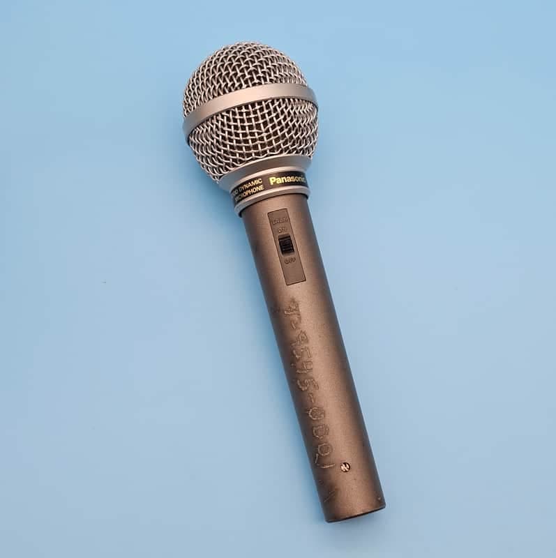 ☆Vintage 1980s Panasonic National WM-1325 Dynamic Mic - Made in Japan Ramsa Audio-Technica SE Shure SM58