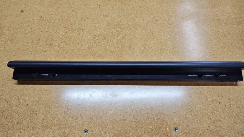 Tascam 688 front arm rest panel used excellent condition, midistudio portastudio