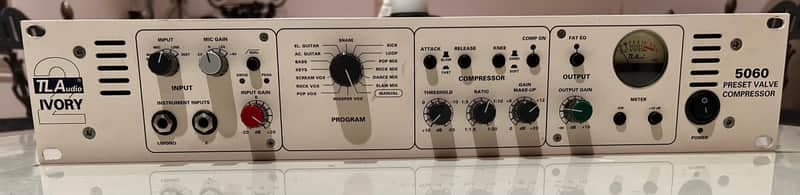 TL Audio 5060 IVORY 2 Valve Preamp Compressor 2010 - white