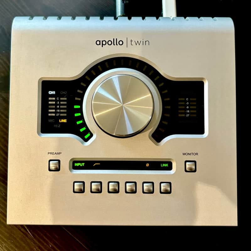 Universal Audio Apollo Twin DUO Thunderbolt Audio Interface 2010s - Silver