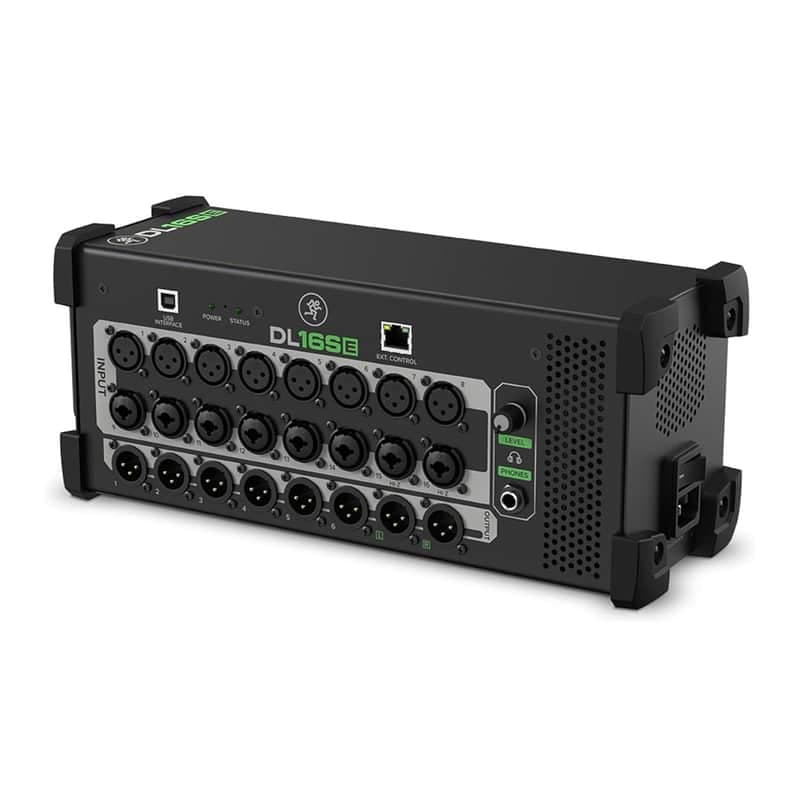 Mackie DL16SE 16-Channel Rackmount Digital Mixer with Wireless App Control 16x16 USB Audio Interface Multitrack Recording Onyx Plus Preamps