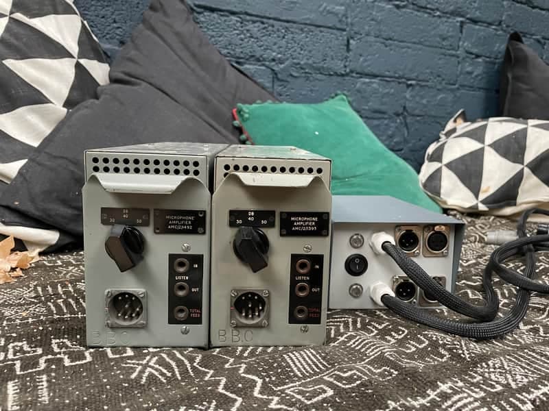 BBC AMC/2 Valve Microphone Amplifiers x 2