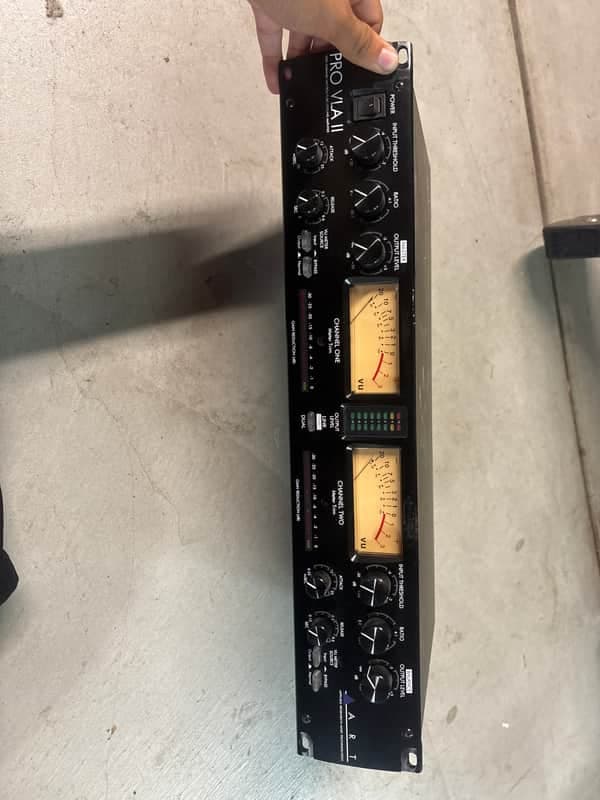 ART Pro VLA II 2-Channel Vactrol Compressor 2009 - Present - Black