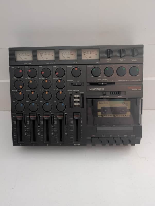 TASCAM Porta One Ministudio 4-Track Cassette Recorder 1980s - Gray