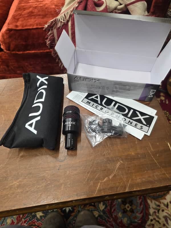 Audix D4 Dynamic Microphone Complete Set