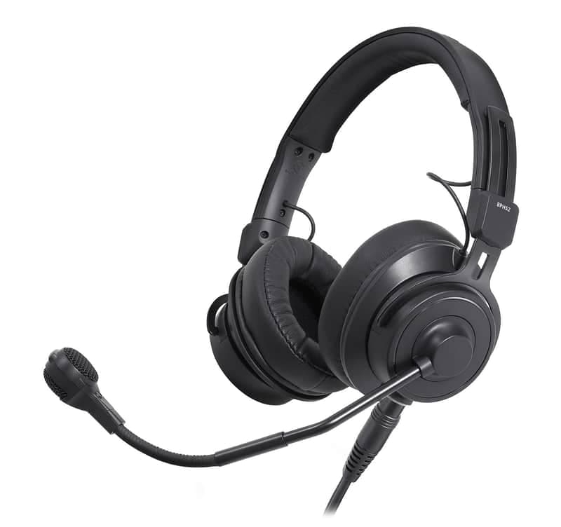 Audio Technica BPHS2a-XF4 Broadcast Stereo Headset Terminated in 4-Pin XLRF