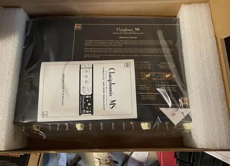 RARE Kush Audio Clariphonic MS Dual-Channel Parallel Equalizer