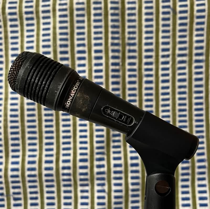 Vintage German Monacor DM-1500 Dynamic Microphone 1970's