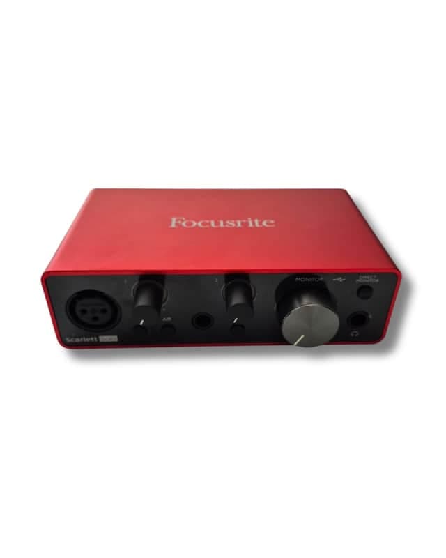 Focusrite Scarlett Solo 3rd Gen USB Audio Interface 2019 - Present - Red / Black