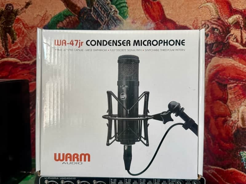 Warm Audio WA-47jr Large Diaphragm Multipattern FET Condenser Microphone 2018 - Present - Black