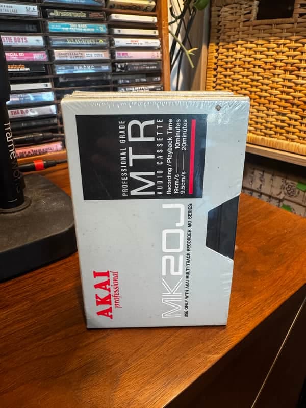 Two Rare Akai MK20J New Tapes Unused For Akai Half-Inch MG Series Recorders